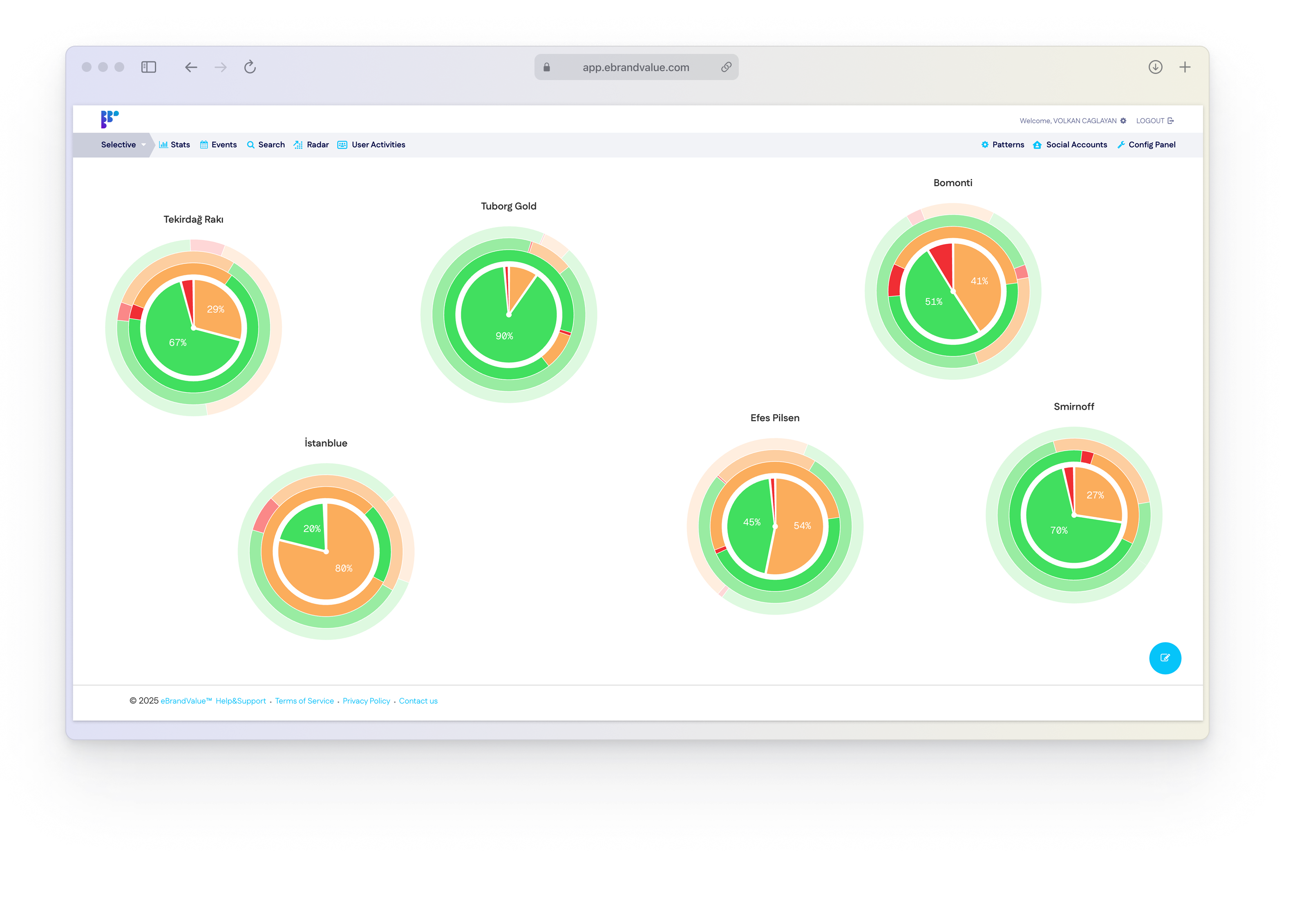 eBrandValue Dashboard Screenshot